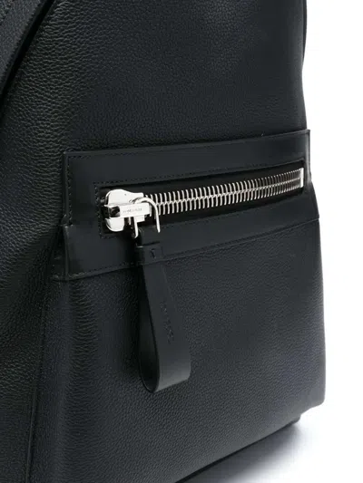 Tom Ford Zip-up Backpack In Black