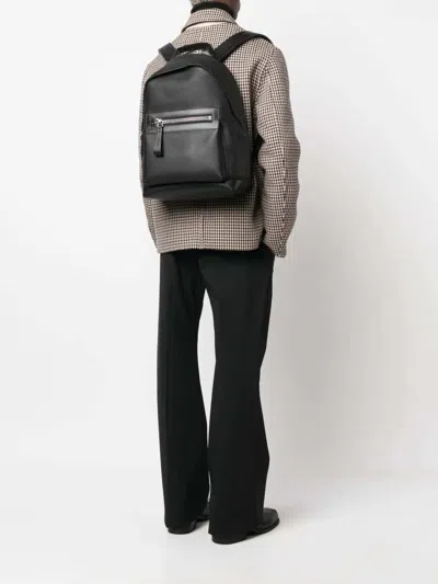 Tom Ford Zip-up Backpack In Black