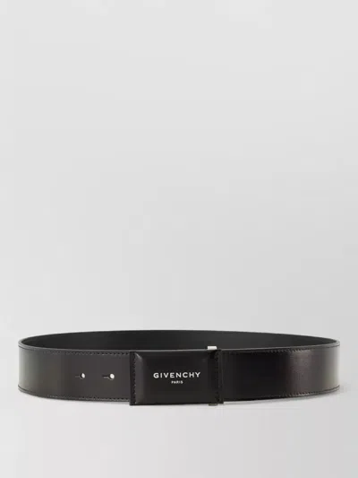 Givenchy Leather Antigona Rectangular Belt Adjustable Length In Brown