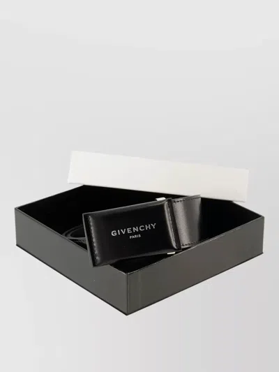 Givenchy Leather Antigona Rectangular Belt Adjustable Length In Brown