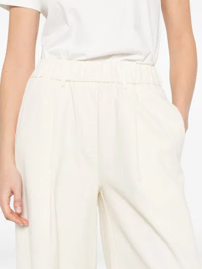 Forte Forte Elasticated Trousers In White