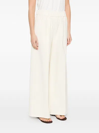 Forte Forte Elasticated Trousers In White