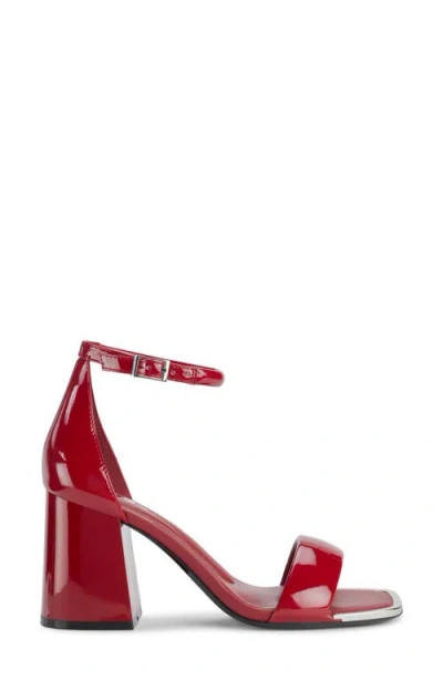 Dkny Scarla Ankle Strap Sandal In Red