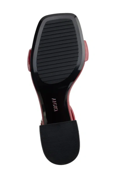 Dkny Scarla Ankle Strap Sandal In Red