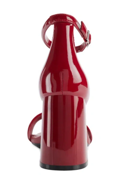 Dkny Scarla Ankle Strap Sandal In Red