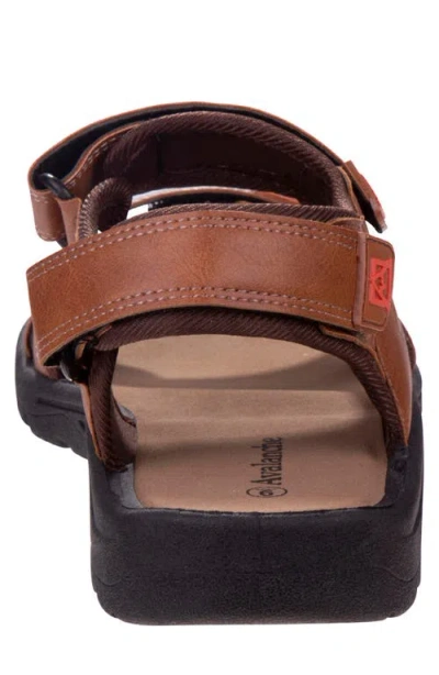 Avalanche Open Toe Outdoor Sandal In Brown