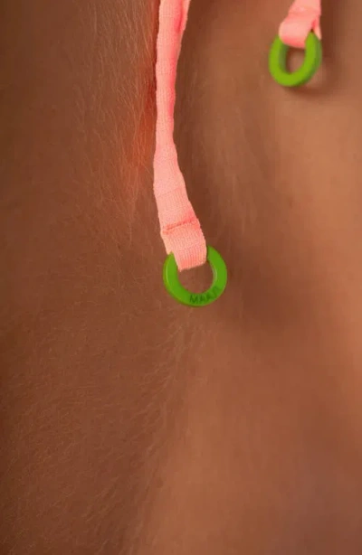 Maaji Nala Reversible Bikini Top In Green