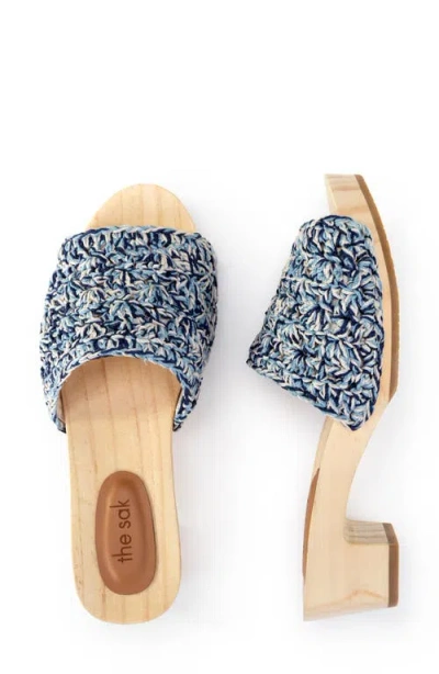 The Sak Ella Crochet Sandal In Blue