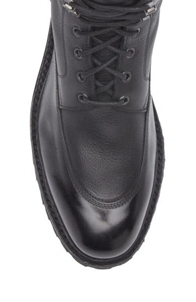 John Lobb Peak Longwing Lugged Ankle Boot In Black