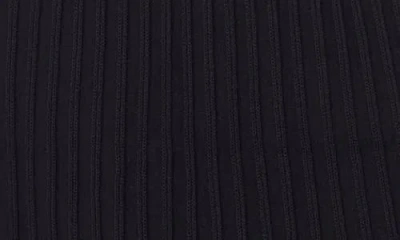 Halogenr Halogen(r) Flare Rib Midi Dress In Black