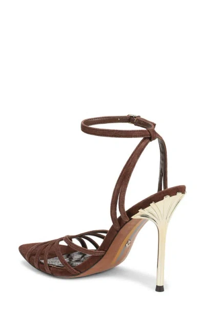 Sam Edelman Lili Ankle Strap Sandal In Brown