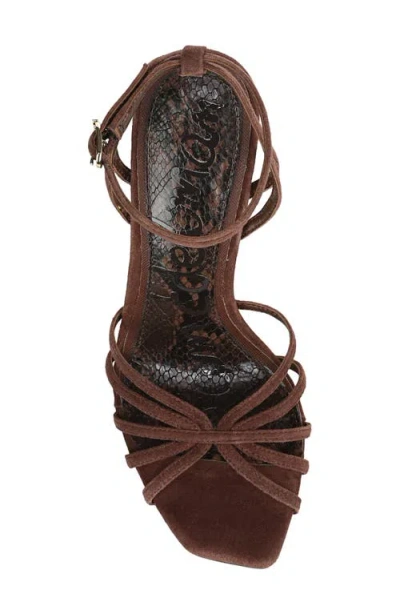 Sam Edelman Lili Ankle Strap Sandal In Brown