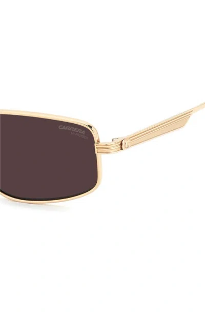 Carrera Eyewear 53mm Rectangular Sunglasses In Brown