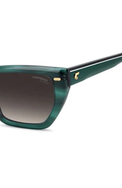 Carrera Eyewear 52mm Rectangular Sunglasses In Green
