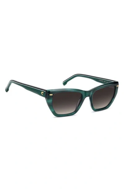 Carrera Eyewear 52mm Rectangular Sunglasses In Green