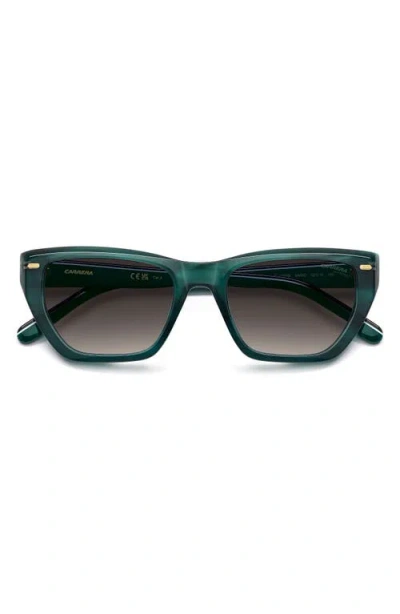 Carrera Eyewear 52mm Rectangular Sunglasses In Green