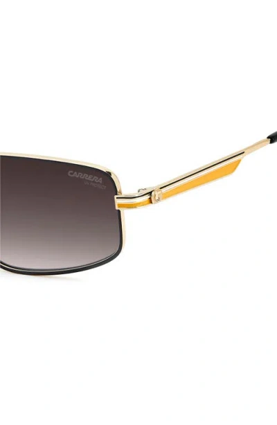 Carrera Eyewear 53mm Rectangular Sunglasses In Black