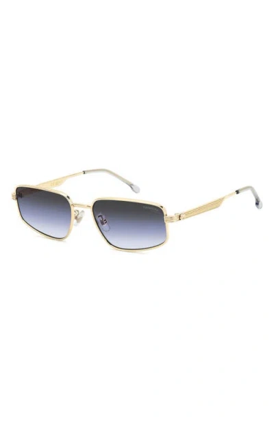 Carrera Eyewear 53mm Rectangular Sunglasses In Gold