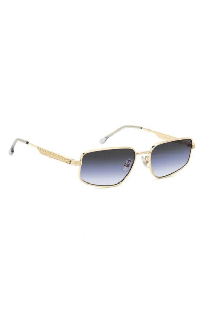 Carrera Eyewear 53mm Rectangular Sunglasses In Gold