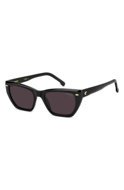 Carrera Eyewear 52mm Rectangular Sunglasses In Black