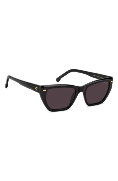 Carrera Eyewear 52mm Rectangular Sunglasses In Black