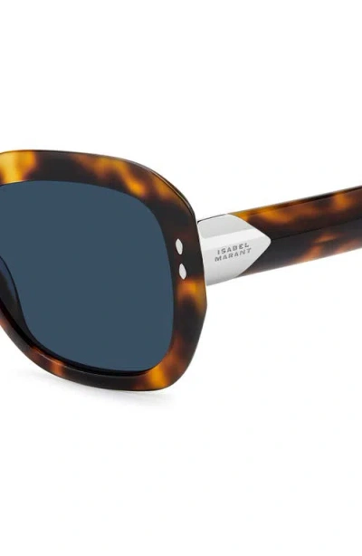 Isabel Marant 55mm Rectangular Sunglasses In Brown
