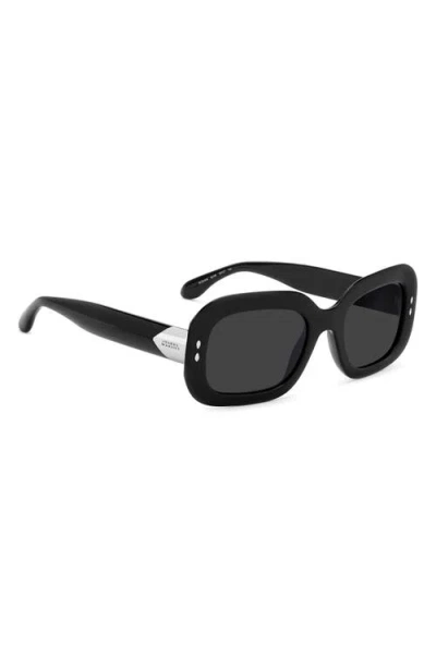 Isabel Marant 53mm Rectangular Sunglasses In Black