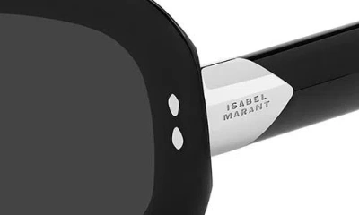 Isabel Marant 53mm Rectangular Sunglasses In Black