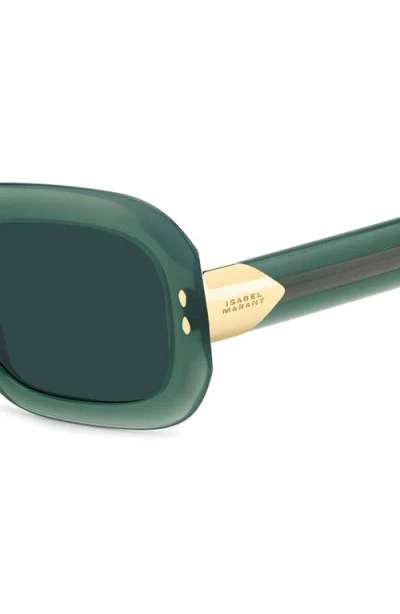 Isabel Marant 53mm Rectangular Sunglasses In Blue