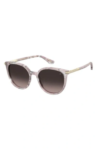 Stuart Weitzman 55mm Gradient Square Sunglasses In Brown