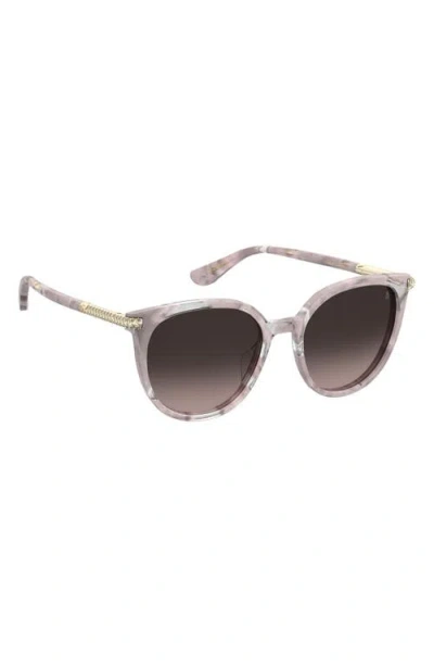 Stuart Weitzman 55mm Gradient Square Sunglasses In Brown