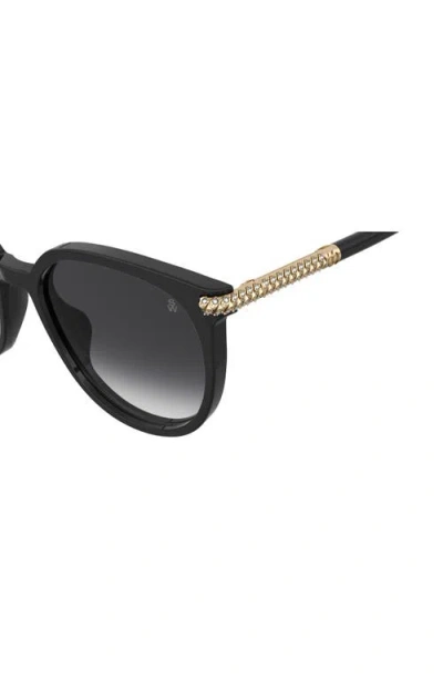 Stuart Weitzman 55mm Gradient Square Sunglasses In Black