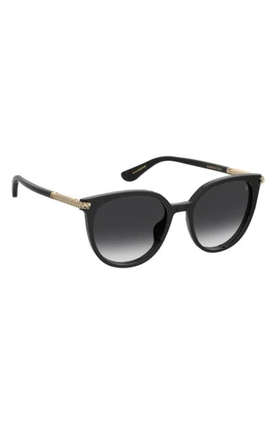Stuart Weitzman 55mm Gradient Square Sunglasses In Black
