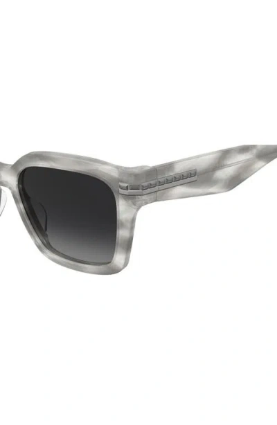 Stuart Weitzman 54mm Gradient Polarized Square Sunglasses In Gray