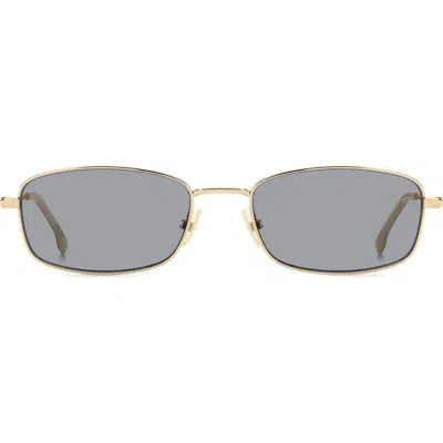 Victoria Beckham Rectangular Frame Sunglasses In Gold