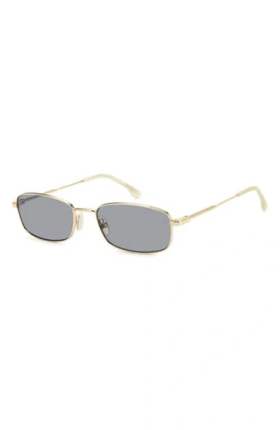 Victoria Beckham Rectangular Frame Sunglasses In Gold