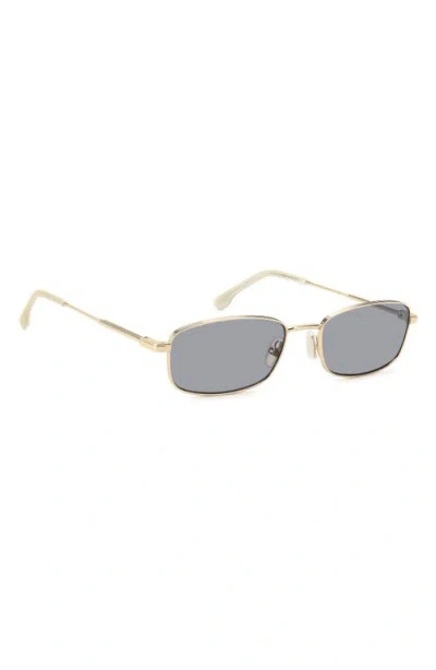 Victoria Beckham Rectangular Frame Sunglasses In Gold