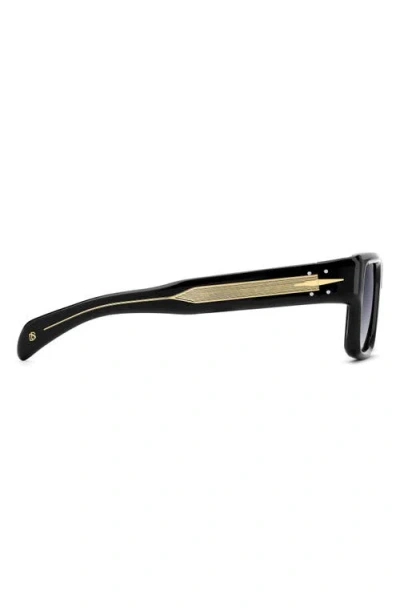 David Beckham Eyewear 53mm Rectangular Sunglasses In Black