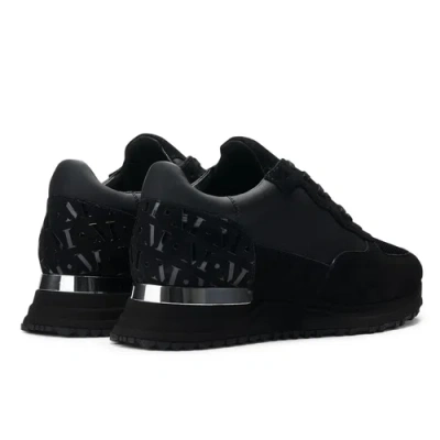 Mallet Popham Tumbled Sneakers In Black