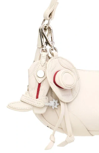 Hammitt Lauri Boot Charm Western Rein Silver