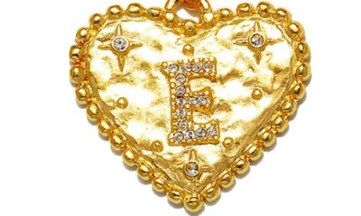 Sequin The Celeste Initial Pendant Necklace In Gold