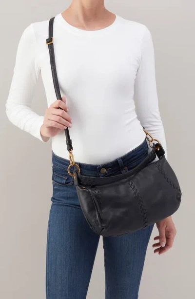 Hobo Mini Opal Shoulder Bag In Black