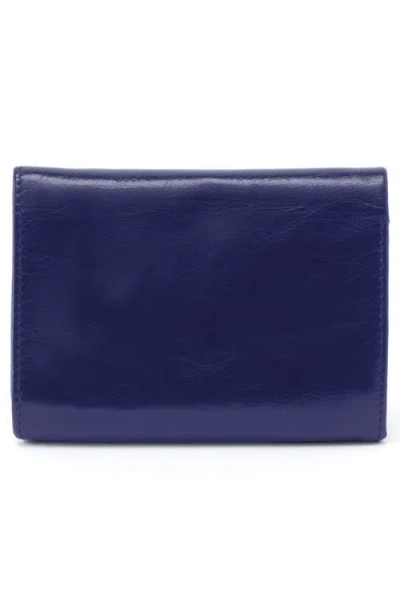 Hobo Robin Frame Wallet In Blue