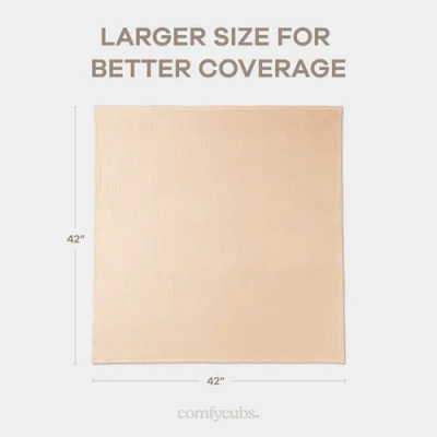 Comfy Cubs Muslin Swaddle Blankets Pack Of 3 In Neutral