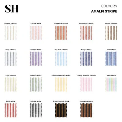 Solino Home Linen Table Runner In Pink