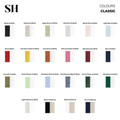 Solino Home Linen Table Runner In Blue