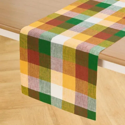 Solino Home Linen Table Runner In Multi