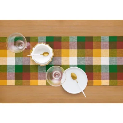 Solino Home Linen Table Runner In Multi
