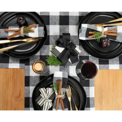 Solino Home Linen Table Runner In Multi