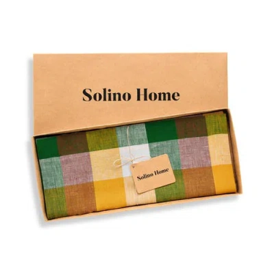 Solino Home Linen Table Runner In Multi